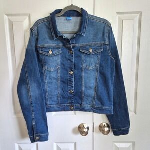 Skyline Wears jean jacket denim womens plus 2X‎